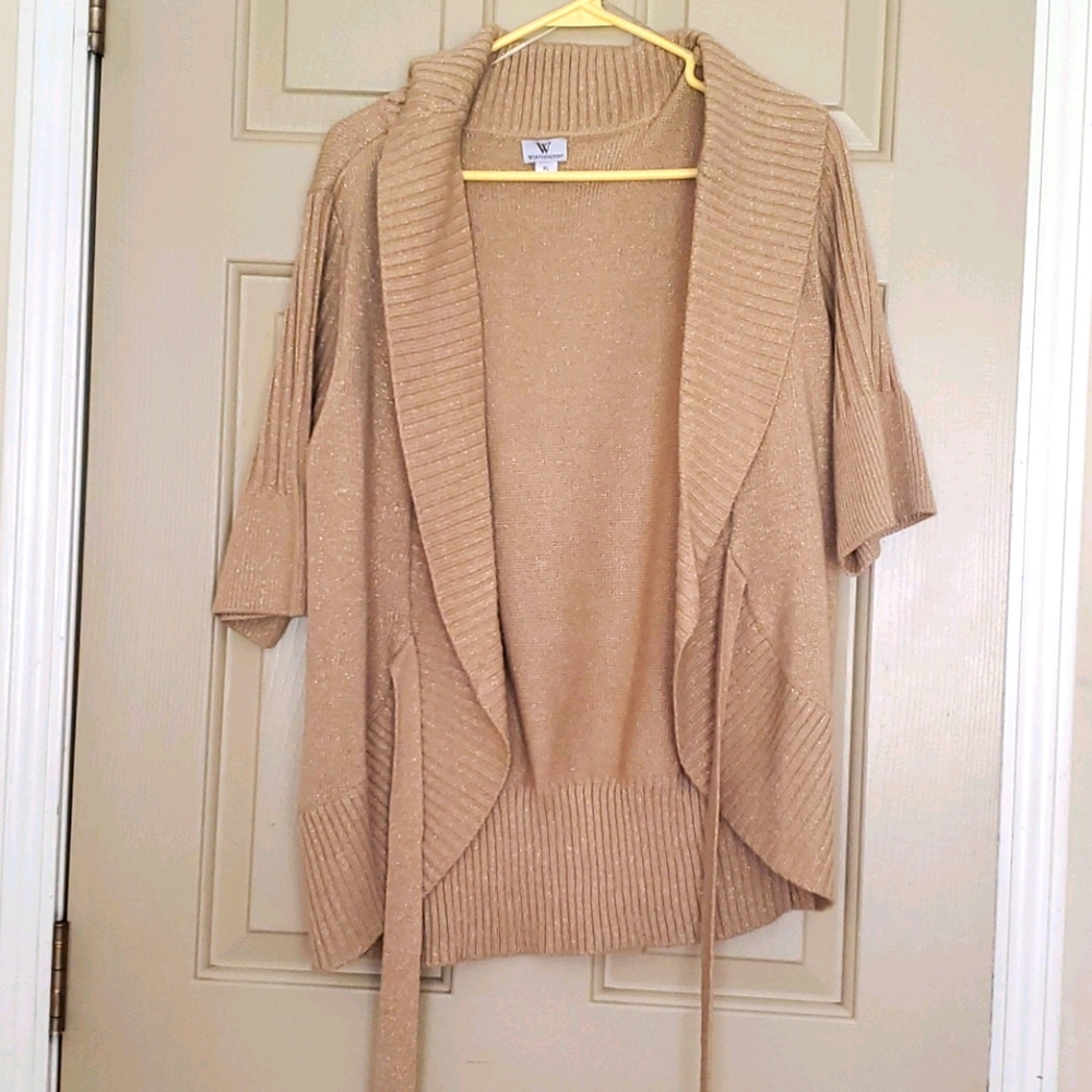 Worthington golden cardigan